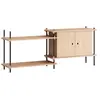 MOEBE - Etagère Shelving System - Bois naturel - MDF placage chêne