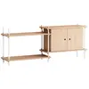 MOEBE - Etagère Shelving System - Bois naturel - MDF placage chêne