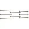 MOEBE - Etagère Wall Shelving - Marron - MDF placage chêne