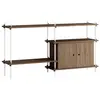 MOEBE - Etagère Shelving System - Marron - MDF placage chêne
