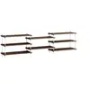MOEBE - Etagère Shelving System - Marron - MDF placage chêne