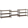 MOEBE - Etagère Shelving System - Marron - MDF placage chêne