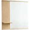 MOEBE - Miroir mural - Bois naturel - Placage chêne
