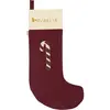 Fabelab - Chaussette de Noël Sucre d'Orge Rouge taille unique