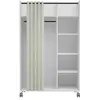 BUT Kit dressing avec rideau L.100 cm MOVE blanc