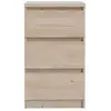 Demi commode 3 tiroirs BEST imitation chêne HL