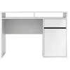 BUT Bureau 1 porte et 1 tiroir BEST LAK 3 Blanc laqué
