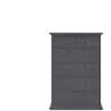 Commode 6 tiroirs HARLINGTON coloris gris