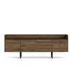 Buffet bas CALLABAS coloris noyer/noir