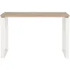 Bureau droit 120 cm OFFICE coloris chêne/blanc