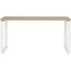 Bureau droit 150 cm OFFICE coloris chêne/blanc