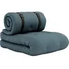 Karup Matelas futon et pouf 2 en 1 BUCKLE-UP bleu 70x200