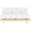 Canapé-lit blanc pin massif Roots 160 - Karup Design