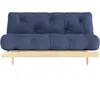 Canapé-lit bleu navy pin massif Roots 160 - Karup Design
