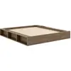Karup Design Lit ZIGGY en pin massif foncé avec multiples rangements 160x200