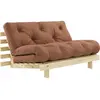 Canapé 2 places convertible marron argile Roots - Karup Design