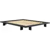 Sommier en bois de pin black night 160x200 cm Japan - Karup Design