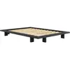 Sommier en bois de pin black night 140x200 cm Japan - Karup Design