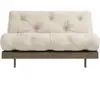 Karup Design Canapé convertible en bois et tissu 2 places - Beige