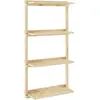 Étagère murale en pin naturel 66x127cm Groove - Karup Design