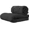 Karup Design Matelas futon et pouf 2 en 1 BUCKLE-UP anthracite 70x200