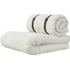 Fauteuil convertible en lit de jour écru Buckle-Up - Karup Design
