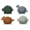 LIEWOOD Coquilles en silicone Iggy pack de 4 dino blue multi mix