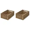 Liewood Lot de 2 caisses de rangement Weston M Oat