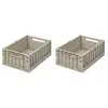 Liewood - Caisse pliable Weston M 2-pack - Sandy