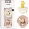 Bibs Pack Chupetas Látex 0-6m Blush e Ivory T1 2 Unidades