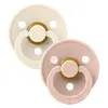Bibs Colour Pacifier Sucette Latex Ronde Ivory-Blush T-2 2 Unités