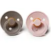 Bibs Sucettes Chêne Foncé Blush Taille 2 2uts
