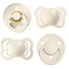 BIBS Coffret de 4 sucettes Try It Ivory (0-6 mois)