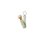 BIBS Paci Braid attache tétine Sage / Ivory 1 pcs
