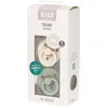 BIBS® Sucettes Colour tétine symétrique Sage et Ivory 0-6 mois 2 pcs