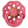 Bibs Sucette Ronde Boheme Coral - 0/6 Mois