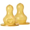 Bibs Tétine en Latex pour Biberon Medium Flow | 2 pièces