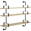 3 étagères en chêne laqué 155 cm Démon Shelf - Gubi