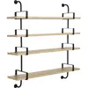 4 étagères en chêne laqué 155 cm Démon Shelf - Gubi