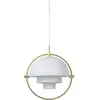 GUBI lampe à suspension MULTI-LITE (blanc et laiton - Métal)