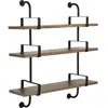 3 étagères en noyer 95 cm Démon Shelf - Gubi