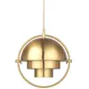 GUBI Suspension Multi-Lite, Ø 27 cm, laiton/laiton