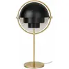 GUBI lampe de table MULTI-LITE SMALL (Noir et laiton - Métal)