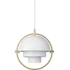 GUBI Suspension Multi-Lite, Ø 27 cm, laiton/blanc