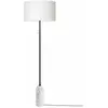 GUBI lampadaire GRAVITY (Blanc - Marbre et Tissu blanc)