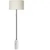 GUBI lampadaire GRAVITY (Blanc - Marbre et Tissu Canvas)
