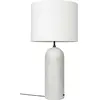 Lampe basse blanche en marbre XL Gravity - Gubi
