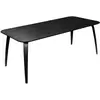 GUBI table rectangulaire DINING TABLE (Frêne noir - Bois)