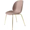 Gubi Set De 4 Chaises Beetle Dining Chair Base Laiton (Sweet Pink - Po...