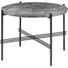 GUBI table basse ronde structure noire TS Ø 55 x 41 cm (Gris Emperador...